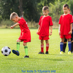 1 pair Striped Knee-High Sports Socks for Kids - Breathable & Comfortable for Basketball, Football & Running