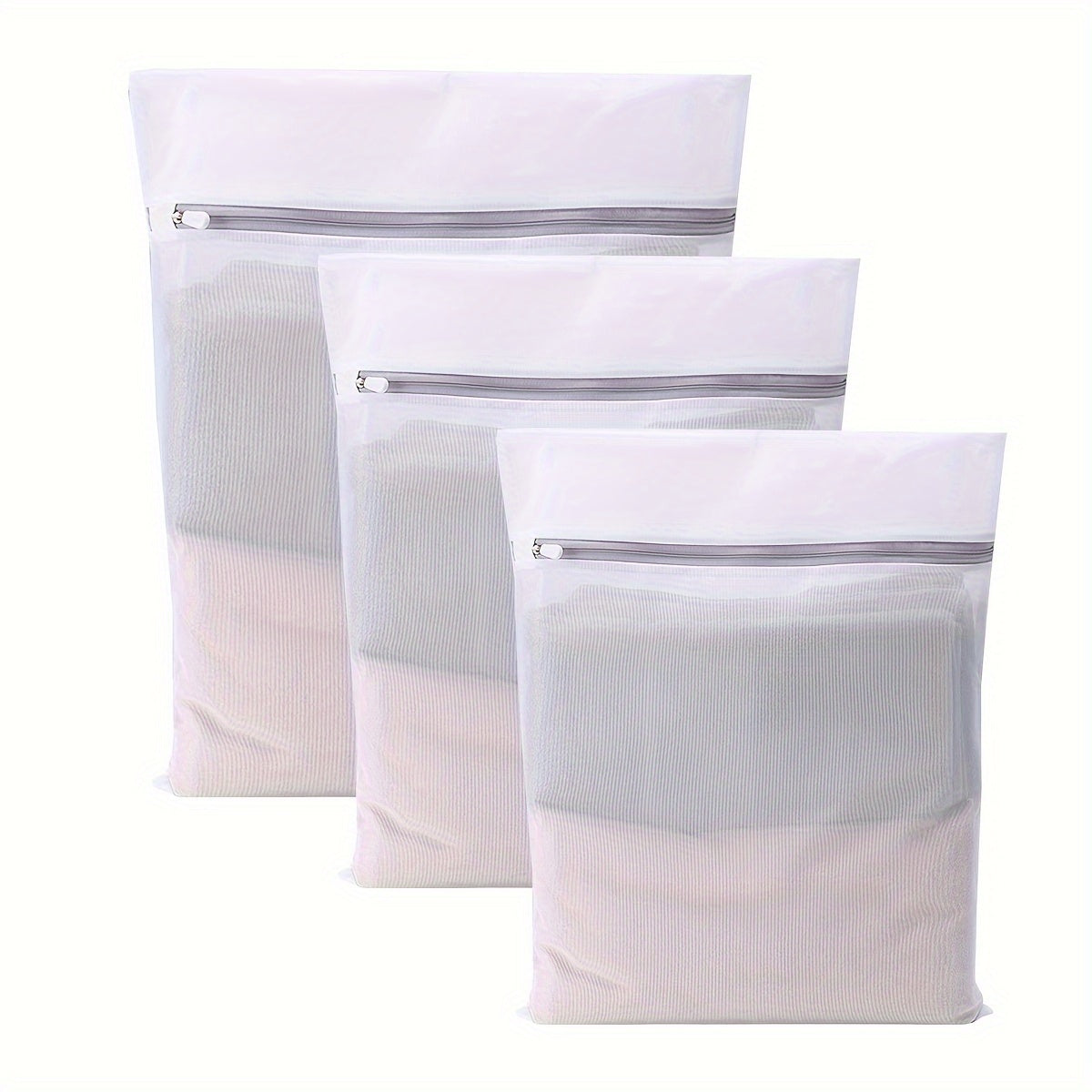 1/2/3/5pcs Delicate Laundry Bag - Protects Underwear, Bras, Socks, and Clothing in Washing Machine - Travel Storage Bag Included