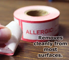 1" Patient-Allergy Notification Tape: 14 yds