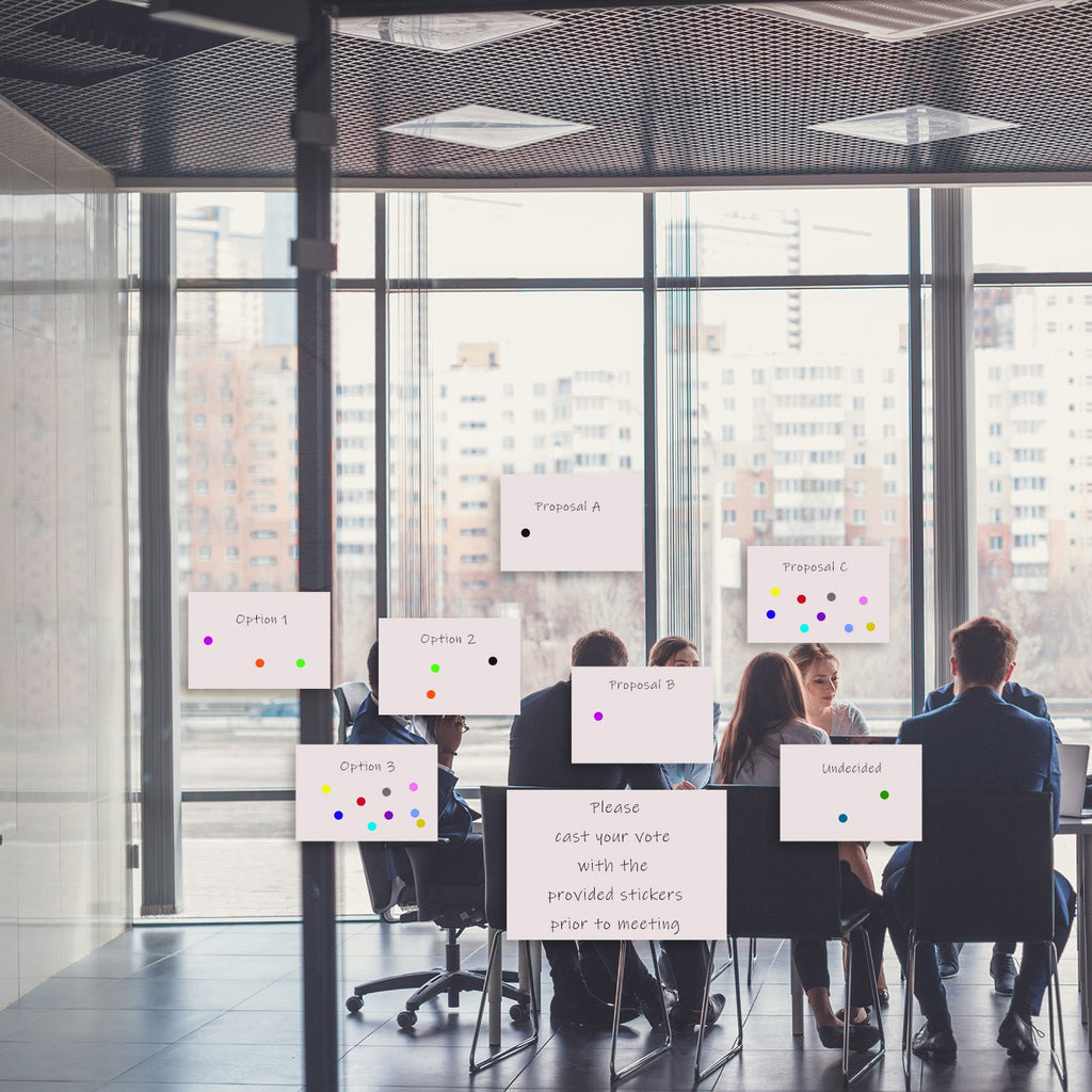 1/2" Permanent Round, Color-Code Dot Stickers: 1,000/Roll