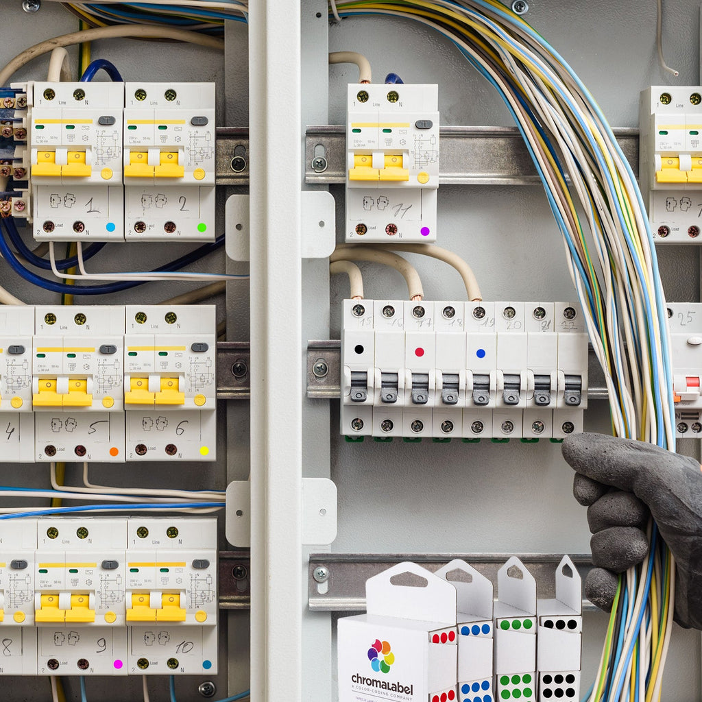 1/4" Permanent Round Color-Code Dot Kit (Metallic): 3,000/Kit