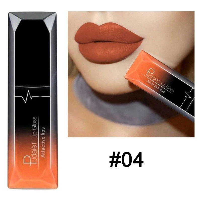21 Colors Nude Matte Lipstick Liquid Moisturizer Waterproof Lasting Non-stick Cup Velvet Lip Gloss Women Lips Makeup Cosmetics