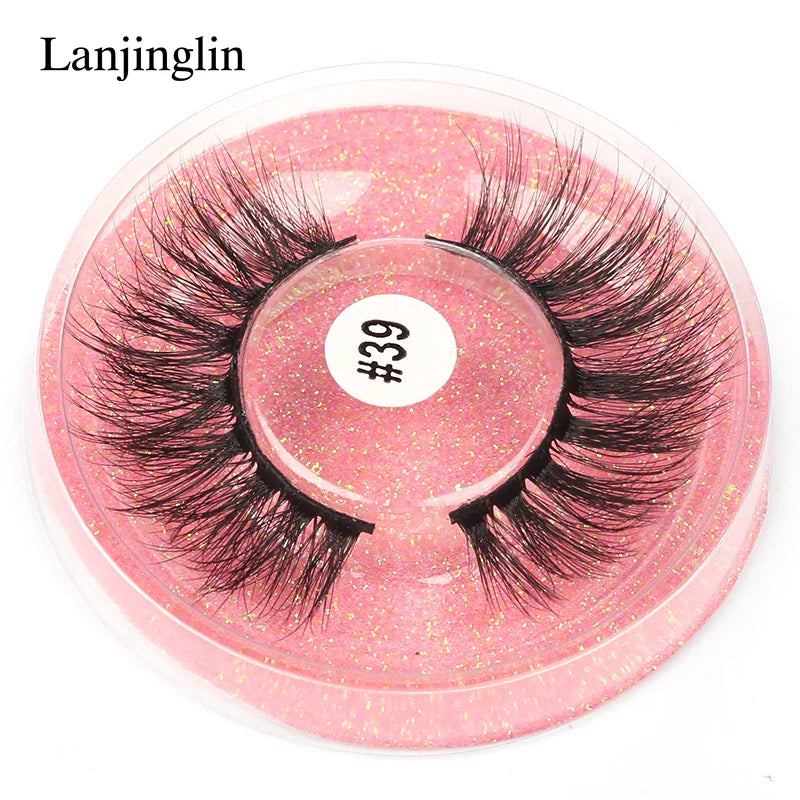 4/100 Pairs Wholesale Fake Lashes 3D Mink Eyelashes Fluffy Dramatic Lashes Cruelty Free False Eye lashes Makeup Tools maquillaje