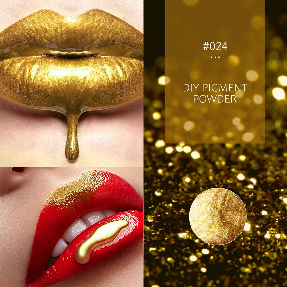 32 Colors Makeup Lip Stick Powder Long Lasting Lip Gloss Cosmetic Pigment DIY Lip Gloss Powder Material Lip Glaze Pigment