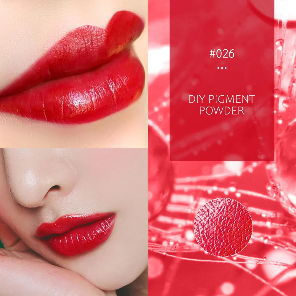 32 Colors Makeup Lip Stick Powder Long Lasting Lip Gloss Cosmetic Pigment DIY Lip Gloss Powder Material Lip Glaze Pigment