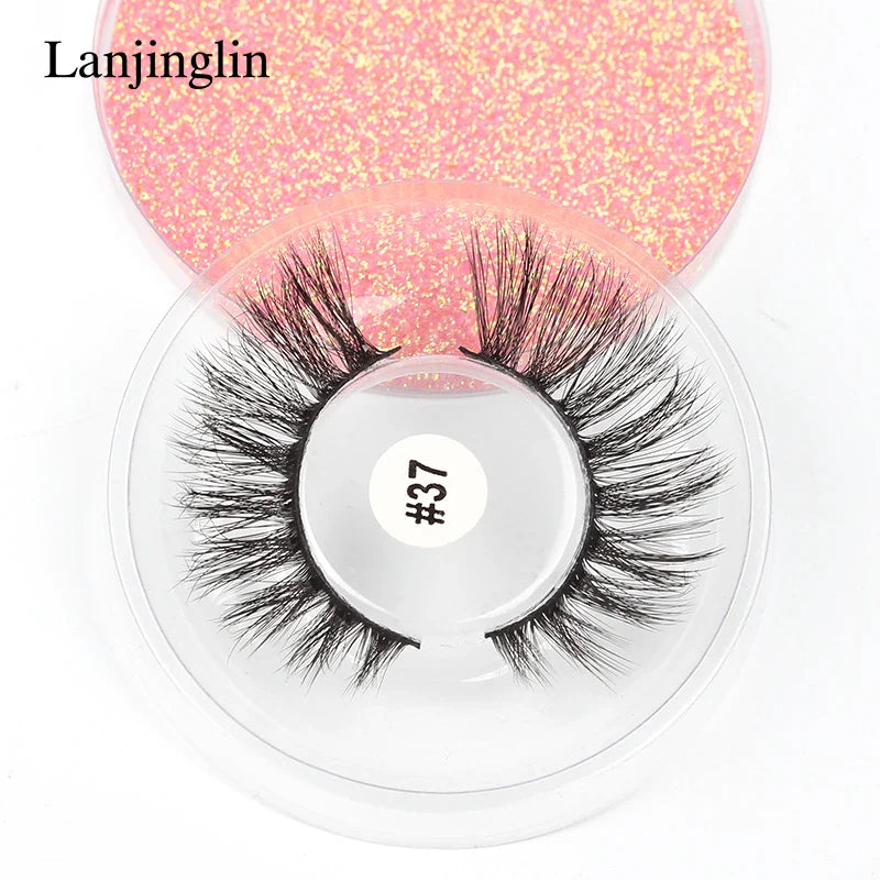 4/100 Pairs Wholesale Fake Lashes 3D Mink Eyelashes Fluffy Dramatic Lashes Cruelty Free False Eye lashes Makeup Tools maquillaje