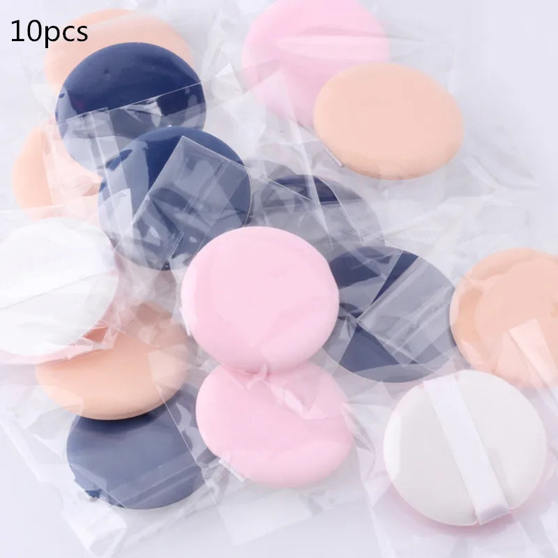 10pcs Foundation Makeup Sponge Cosmetic Puff Cosmetic Air Pad Cushion Powder Smooth Beauty Wet &Dry Dual-Use Makeup Sponge Tools