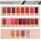 21 Colors Nude Matte Lipstick Liquid Moisturizer Waterproof Lasting Non-stick Cup Velvet Lip Gloss Women Lips Makeup Cosmetics