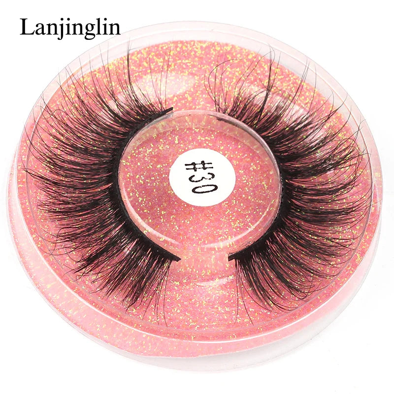 4/100 Pairs Wholesale Fake Lashes 3D Mink Eyelashes Fluffy Dramatic Lashes Cruelty Free False Eye lashes Makeup Tools maquillaje