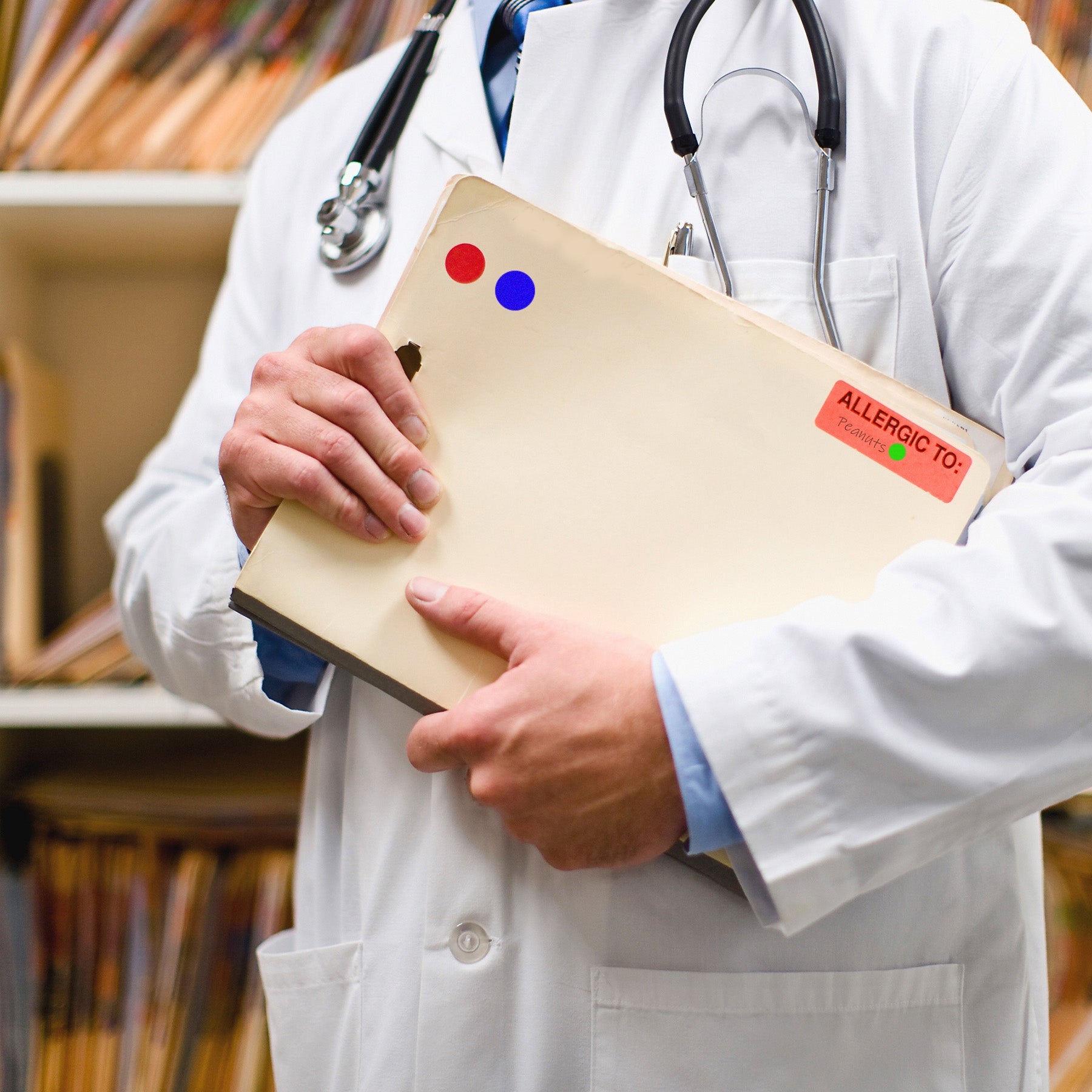 1/2" Permanent Round Color-Code Dot Variety Kit (Standard): 7,000/Kit