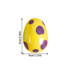 12/24pcs Easter Fillable Opening Egg Plastic Easter Eggs Decoration For Home Kids Happy Easter Favor Candy Gift Packaging boxes