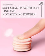5/10Pcs Mini Finger Puff Foundation Small Air Cushion Powder Sponge Face Concealer BB Cream Cosmetic Applicator Makeup Tools