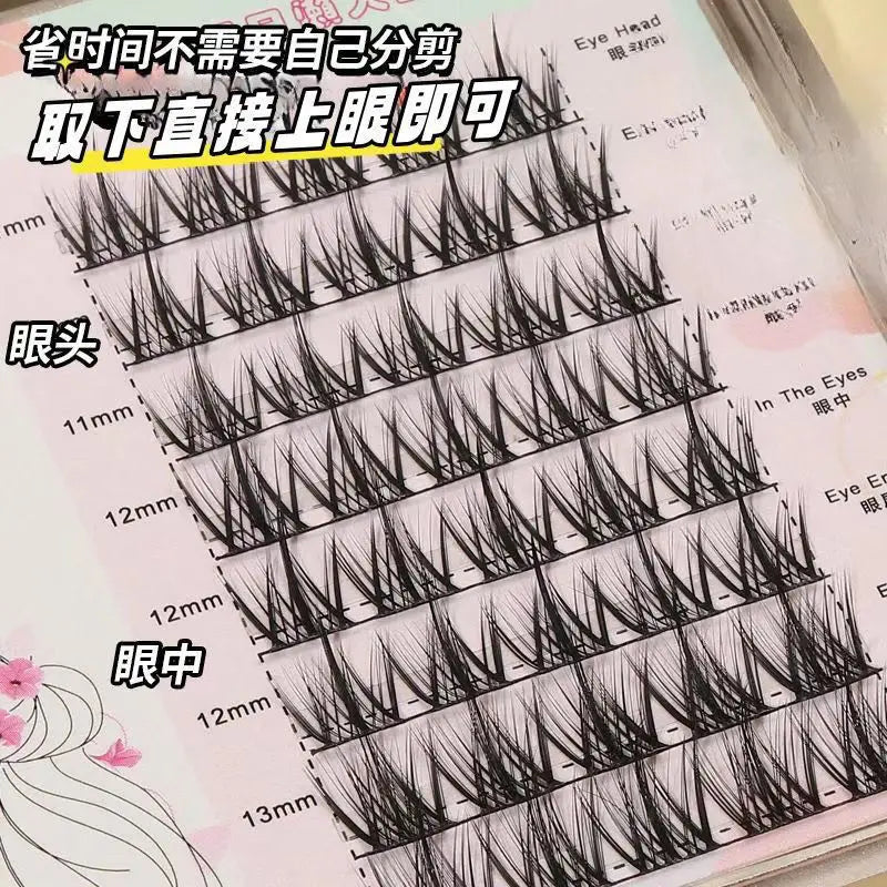 17cm Labubu V1v2 Eye Makeup Color False Eyelash Customization Gorgeous And Exquisite Eye Makeup Stickers Eyelash Stickers