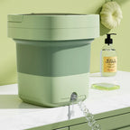 11L 6L Portable Big Capacity Washing Machine With Drain Basket For Apartment Camping Travel Underwear 110-260V Mini Washer Dryer