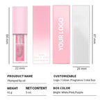 30-color Plumping Lip Oil Private Label Lipgloss Custom Logo Long-lasting Full Color Makeup Plant Moisturizing Cosmetics Vegan