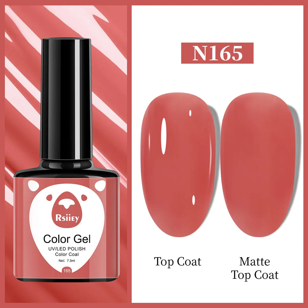 1pcs 7.3ml White Gel Nail Polish French Manicure Gel Polish Semi Permanent Soak Off UV Gel Varnish Base Top Coat Winter Nail 105