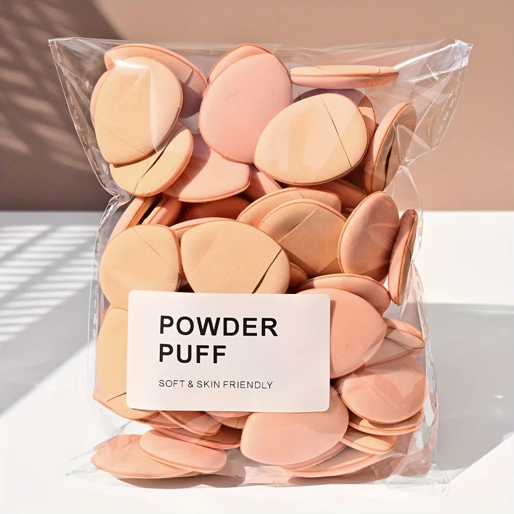 10pcs Finger Air Cushion Sponge Powder Puff Set, Makeup Puff, For Liquid Foundation, Powder Foundation, Concealer.
