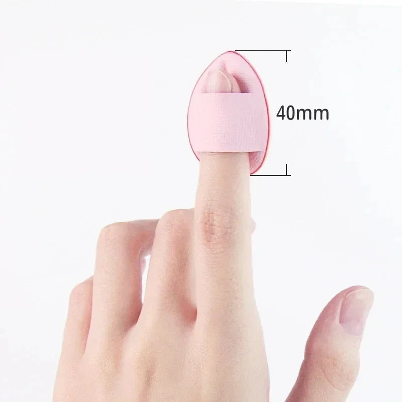 5/10Pcs Mini Finger Puff Foundation Small Air Cushion Powder Sponge Face Concealer BB Cream Cosmetic Applicator Makeup Tools