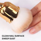 1pc Powder Brush Rose Head Makeup Brush Pink Single Powder Brush Foundation Make Up Brush Soft Hair Nail Blush