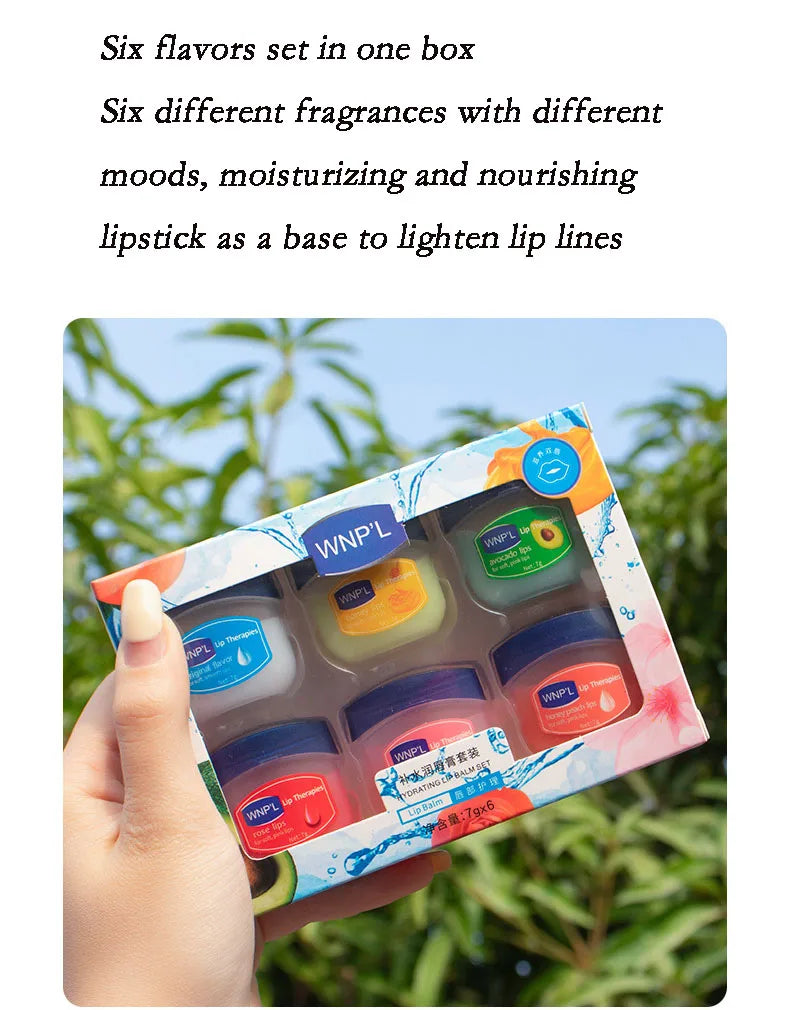 4pcs Natural Plant Lipstick Whitening Lipstick Base Moisturizing Cream Anti Crack Lip Care Jelly Color Makeup Lip Gloss