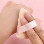 1pcs Washable Velvet Foundation Puff Triangle Powder Puff Soft Makeup Sponge for Face Make Up Eye Contouring Shadow