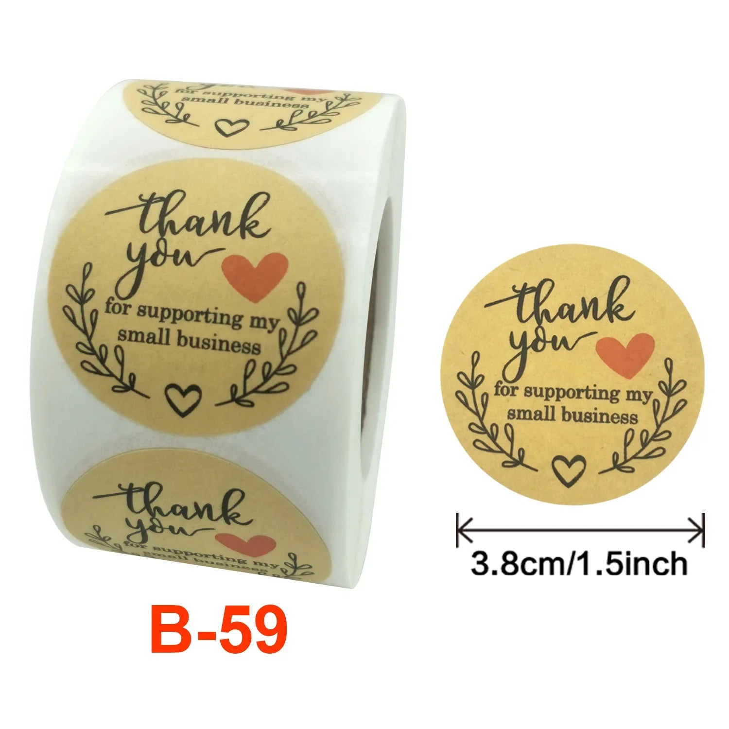 1.5 Inch Happy Easter Rabbit Stickers Sealing  Bunny Thank You  Sticker Roll for Gift Packging  Decor School Stationery Supplies