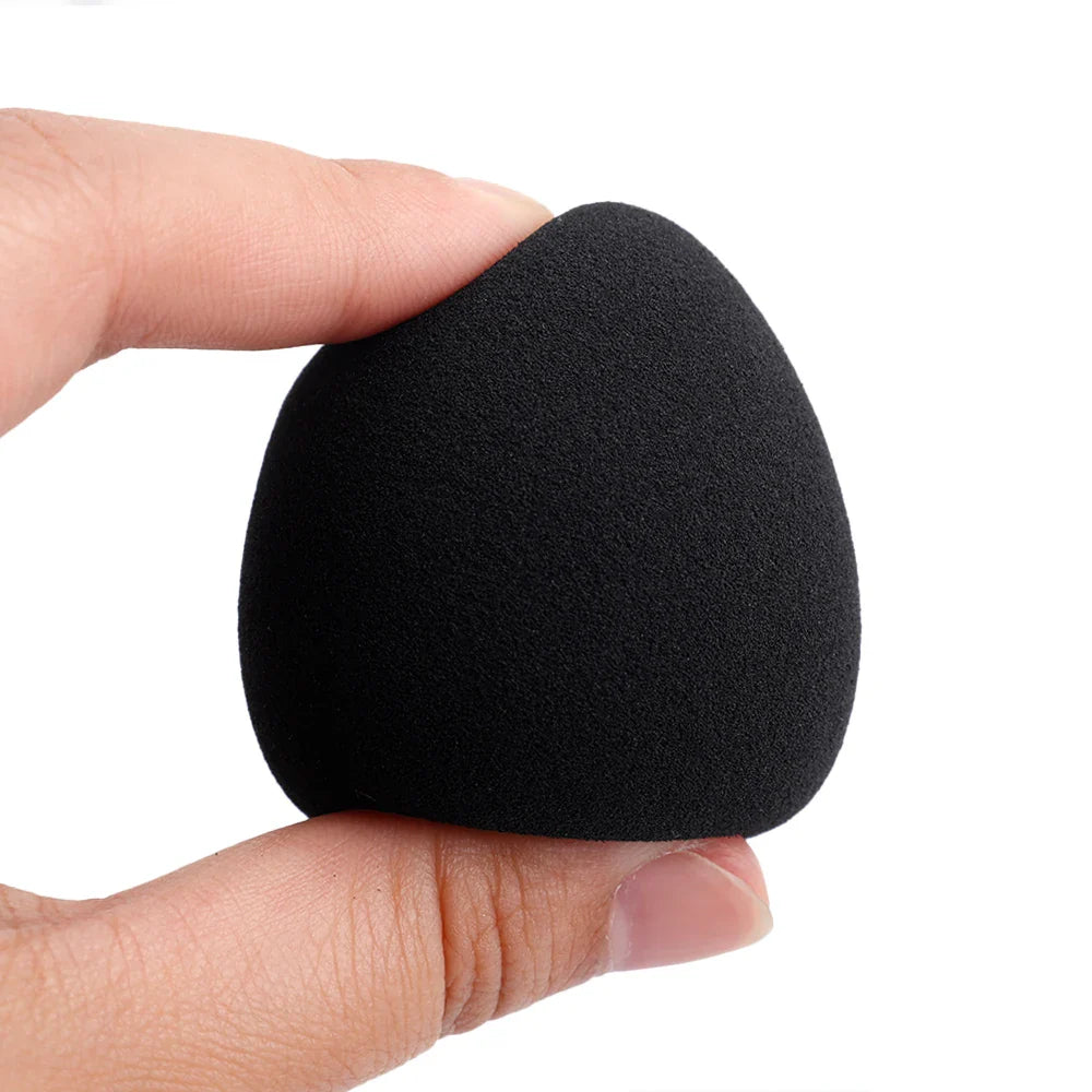 Black Makeup Sponge Eggs Soft Powder Beauty Egg Foundation Sponges Liquid Cream Cosmetics Puff Wet and Dry Use Makeup Tool Women
