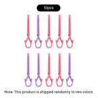 10Pcs Nail Clip Set Oil Polish Spill Proof Mixed Color Nail Art Coloring Protection Clips Manicure Tools To Prevent Leakage Off