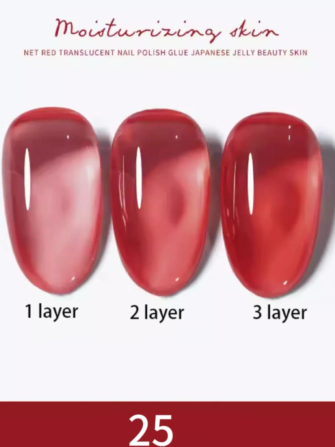 1-30pcs PSK Nude Pink Color Nail Art Ice Transparent Bare Color Nail Enamel 2025 New Net Red Popular White Gel Nail Polish