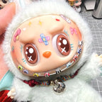 17cm Labubu Color Metal Bracelet Labubu Exquisite Eye Makeup Stickers Eyelash Stickers Vinyl Doll Diy Accessories