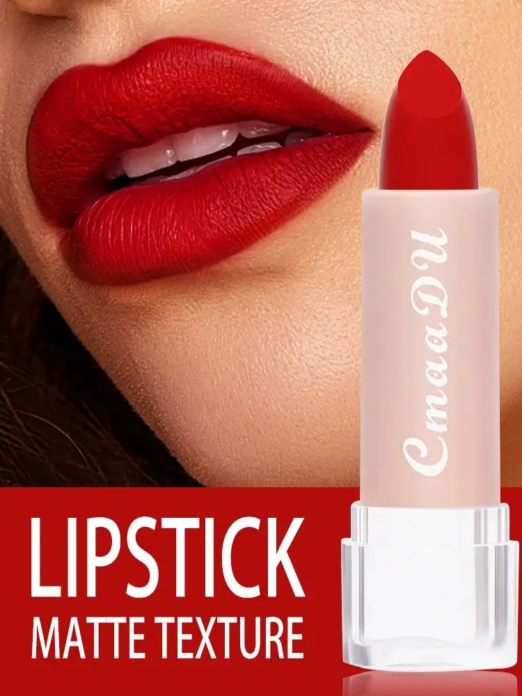 5 Pcs  Matte Lipstick Sets Lip Gloss Moisturizing Long-lasting Easy Makeup Fashion Classic Shades For Daily Date Exquisite Gift