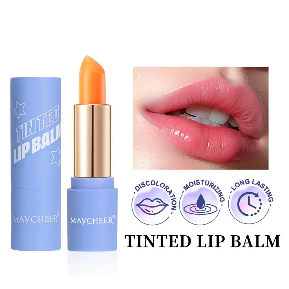 Color Change lip Balm Nourising Moisturizing Anti-drying Lipstick long-lasting waterproof Color changing Lips Care Makeup