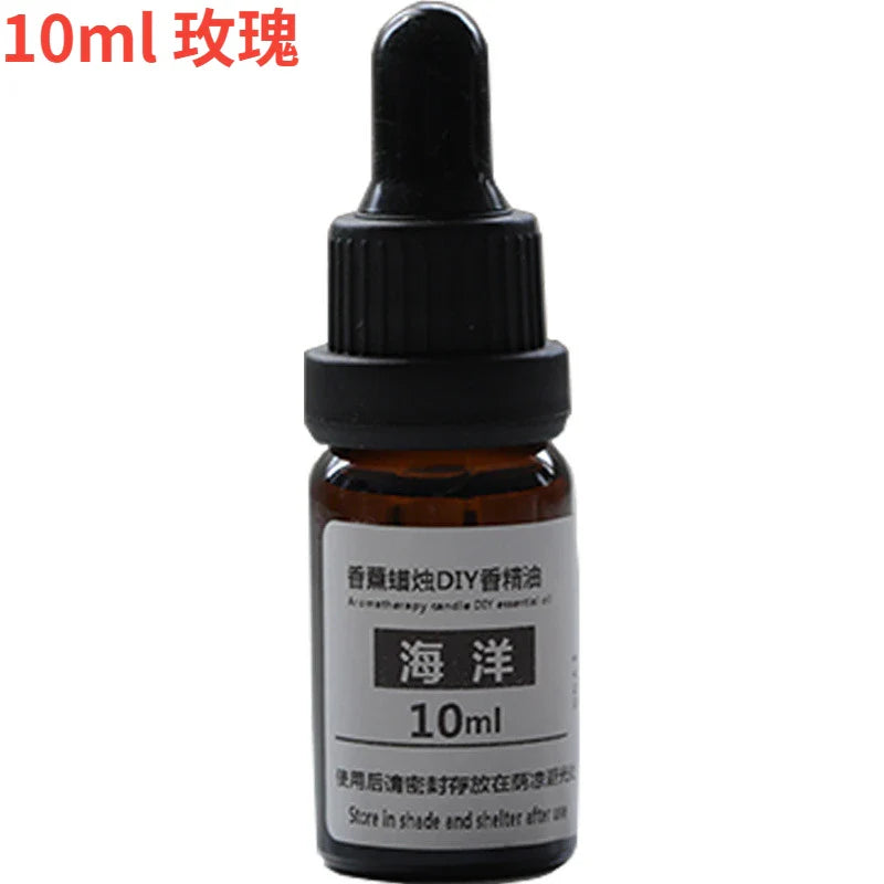 10ml Candle Scents Oil Soluble Essence DIY Aromatherapy Candle Essential Oil Handmade Soap Gypsum Expanded Fragrance Crystal