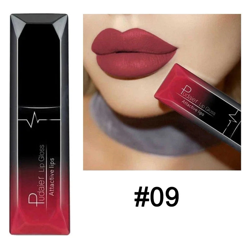 21 Colors Nude Matte Lipstick Liquid Moisturizer Waterproof Lasting Non-stick Cup Velvet Lip Gloss Women Lips Makeup Cosmetics