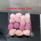 1/3/5/7/20PCS Wet and dry puff random color and shape sponge liquid foundation BB cream powder applying makeup egg
