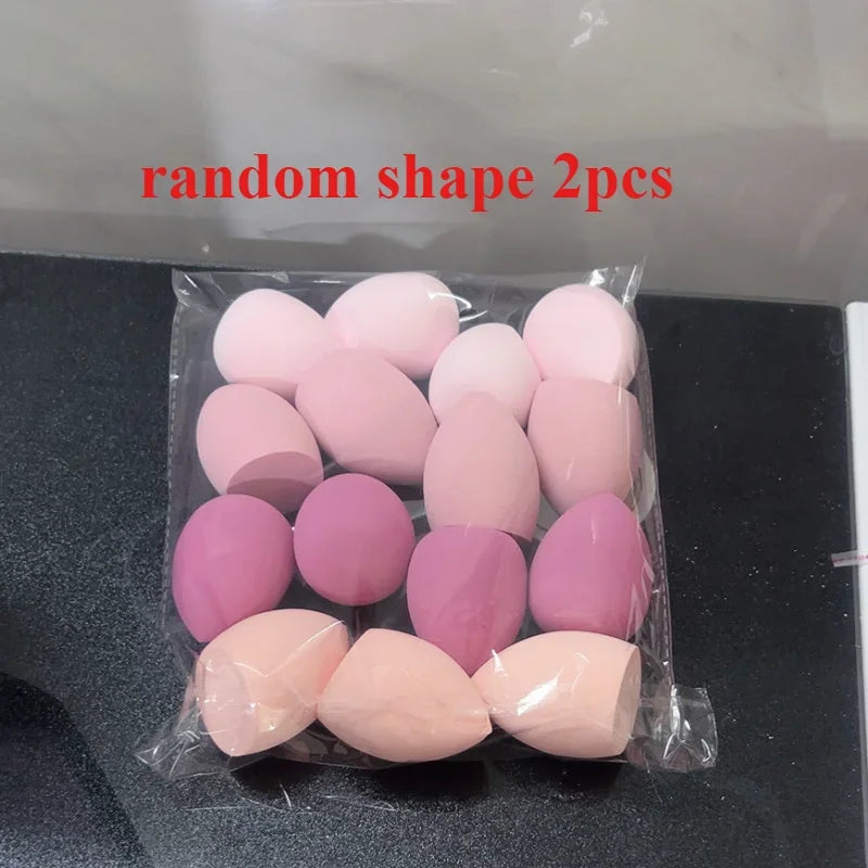 1/3/5/7/20PCS Wet and dry puff random color and shape sponge liquid foundation BB cream powder applying makeup egg