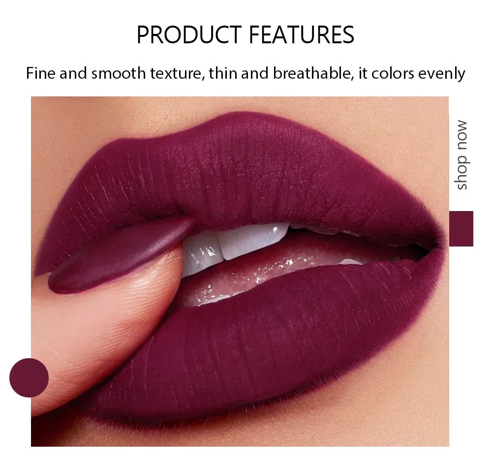 5 in 1 Lipstick Set Lightweight Matte Velvet Long Lasting Combination Lipstick Nourish Moisturizing Professional Lipliner Makeup