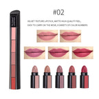 5 in 1 Lipstick Set Lightweight Matte Velvet Long Lasting Combination Lipstick Nourish Moisturizing Professional Lipliner Makeup