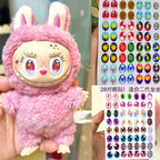 17cm Labubu V1v2 Eye Makeup Color False Eyelash Customization Gorgeous And Exquisite Eye Makeup Stickers Eyelash Stickers