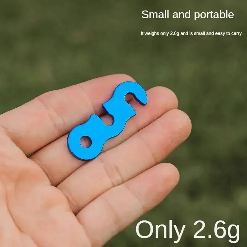 10pcs Adjustable S Type Camping Tent Cord Rope Buckle  Tensioners Fastener Kit Camping Equipment Hiking Accessories