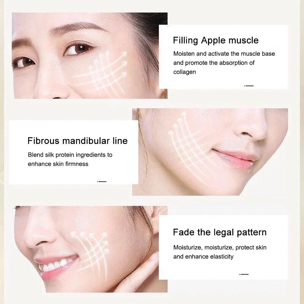 12-60pcs Collagen Line Mask Absorbable No Needle Face Filler Firming Protein Sheet Skin Care Products