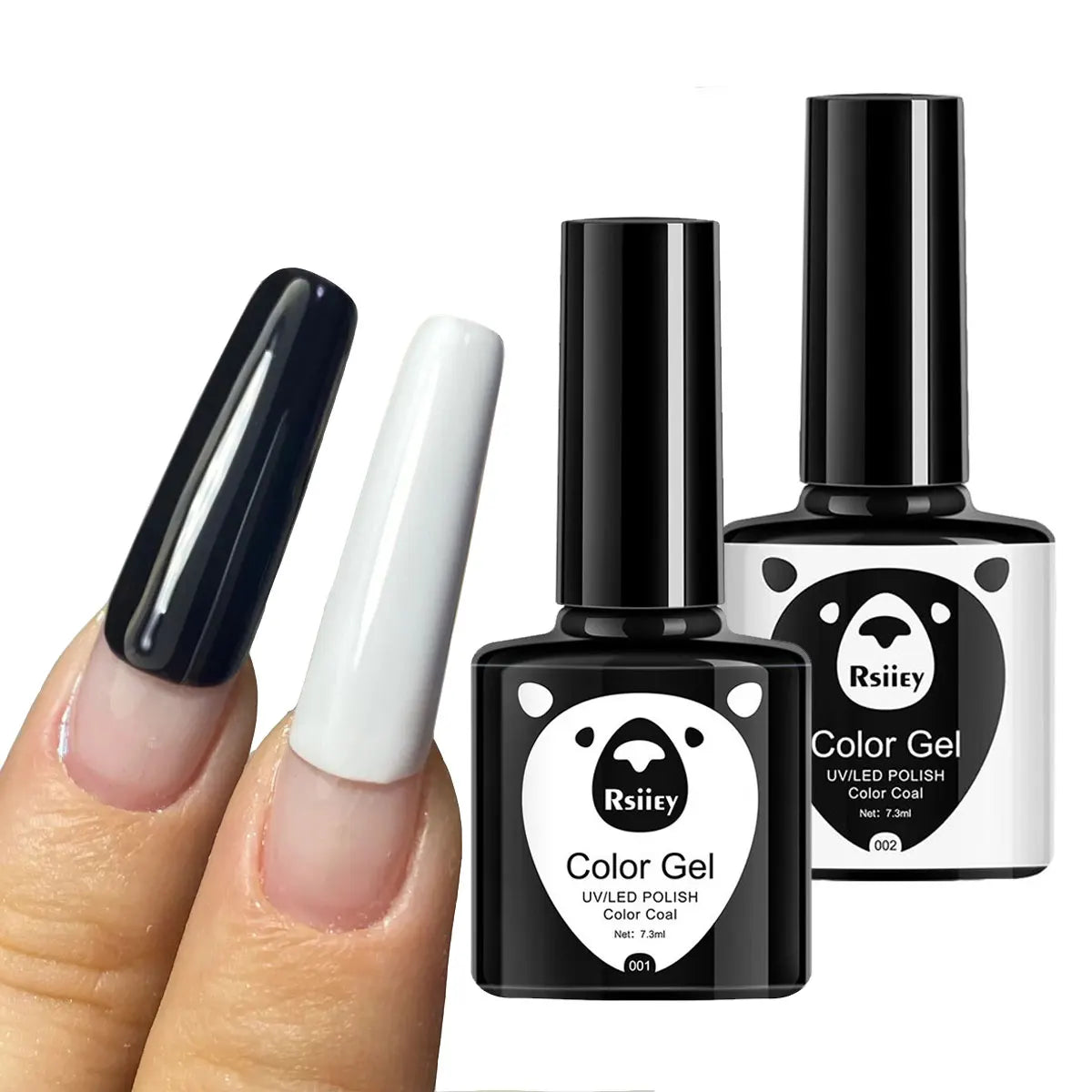 1pcs 7.3ml White Gel Nail Polish French Manicure Gel Polish Semi Permanent Soak Off UV Gel Varnish Base Top Coat Winter Nail 105