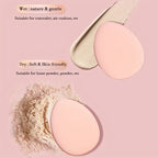 10pcs Finger Air Cushion Sponge Powder Puff Set, Makeup Puff, For Liquid Foundation, Powder Foundation, Concealer.
