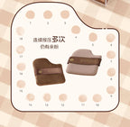 6PCS Chocolate Biscuit Powder Puff Makeup Blender Puff Air Cushion Foundation Sponge Loose Powder Puffs Cosmetic Applicator Tool