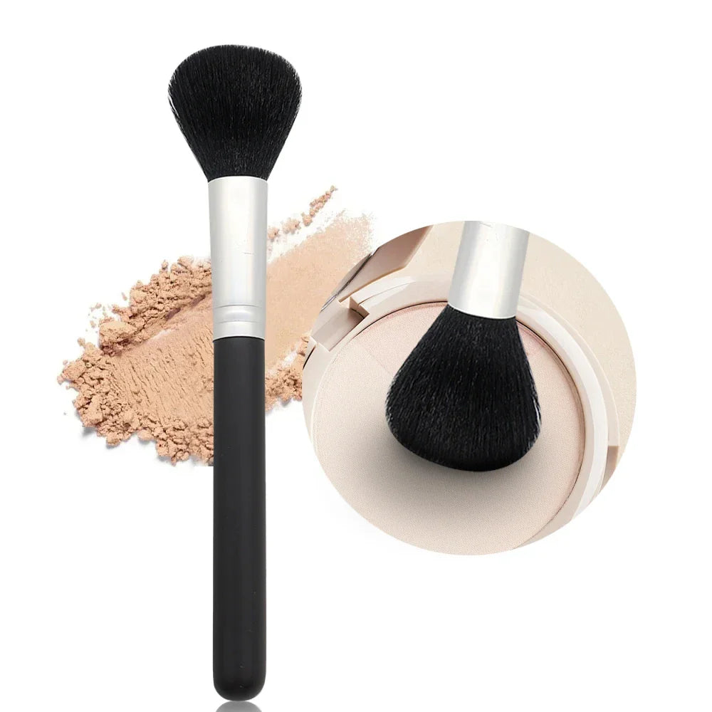 Black Foundation Make up Brush Cream Foundation buffing Makeup Brush Big Foundation Brush Synthetic Hair Face Makeup Tool