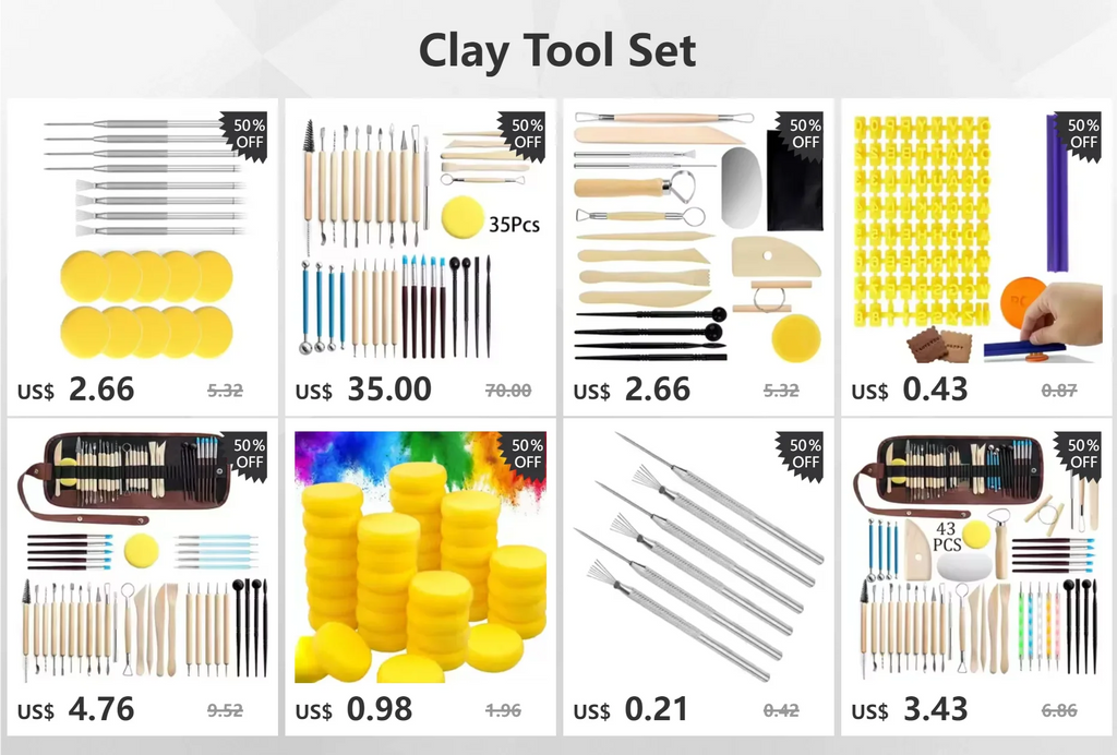 10pcs Clay Sculpture Pottery Molding Ceramics Sharp Stainless Steel Sculpting Tools Scraper Steel Cutter Ceramic Tools