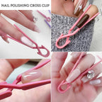 10Pcs Nail Clip Set Oil Polish Spill Proof Mixed Color Nail Art Coloring Protection Clips Manicure Tools To Prevent Leakage Off