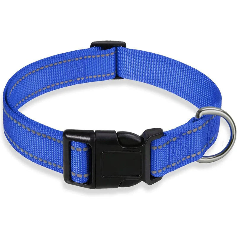 1.2/1.5/1.8M/Night Reflective Pet Towing Rope Collar Nylon Reinforcement Rope Walking Dog Towing Rope Collar Strap Dog Rope