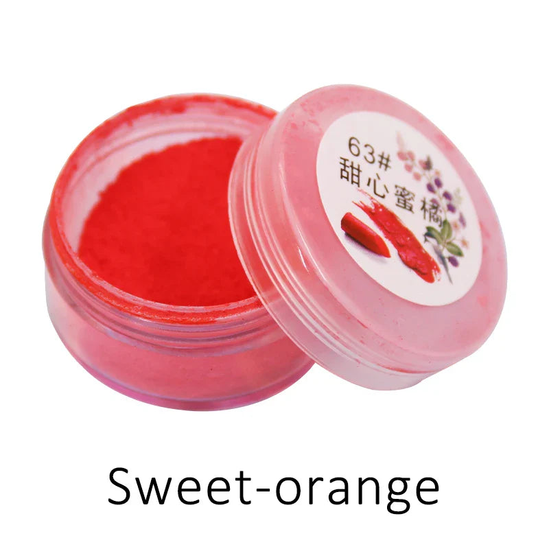 1g Per Bottle Wine Red Color Lipstick Powder for Comestic Makeup Long Lasting Lip Gloss Pigment Mica Powder