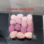 1/3/5/7/20PCS Wet and dry puff random color and shape sponge liquid foundation BB cream powder applying makeup egg